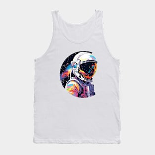 Astronaut Spaceman World Beauty Discovery Adventure Tank Top